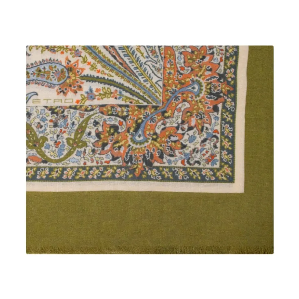 Frynset Paisley Tørklæde