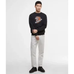 Grafisk Daytona Sweatshirt Sort