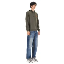 Grøn Sweater Rue Madame Paris Broderet