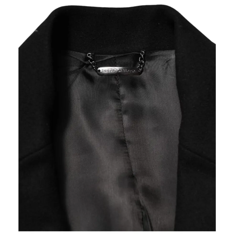 Heraldic Patch Single-Breasted Blazer
