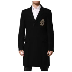 Heraldic Patch Single-Breasted Blazer
