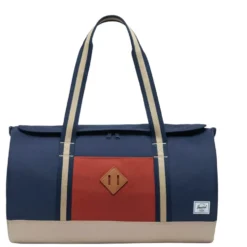 Heritage Duffle Taske Sort/Rød Striber