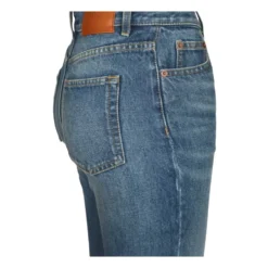 Højtaljede flared jeans
