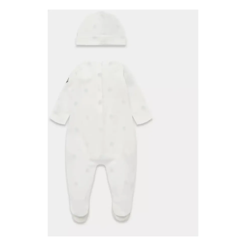 Hvid Baby Romper med Kappe