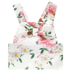 Hvid Blomsterprint Overalls