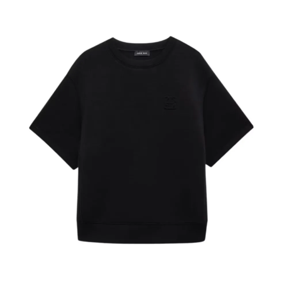 Indrammet Monogram Sweatshirt Hybrid Stil