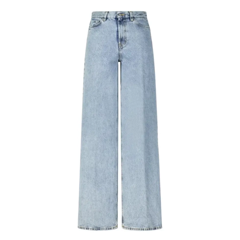 Italienske Wide-Leg Jeans
