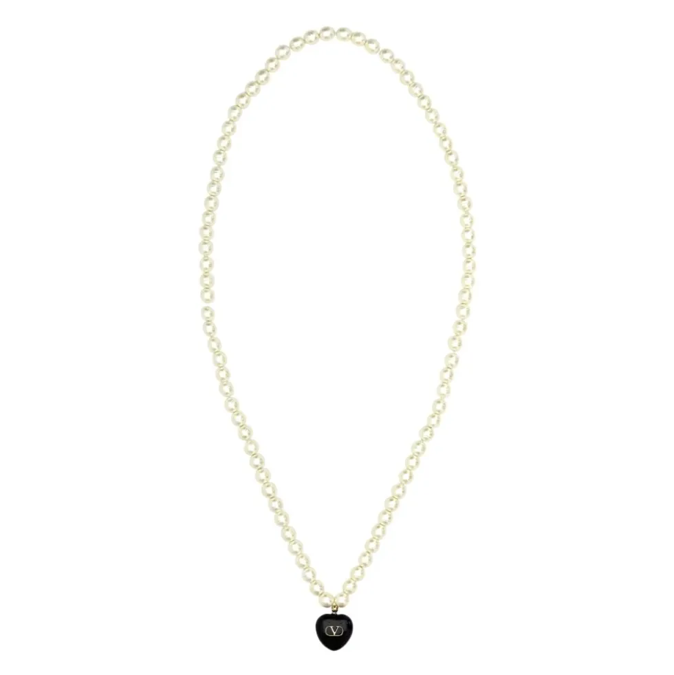 Ivory Pearls Coeur Royal Halskæde