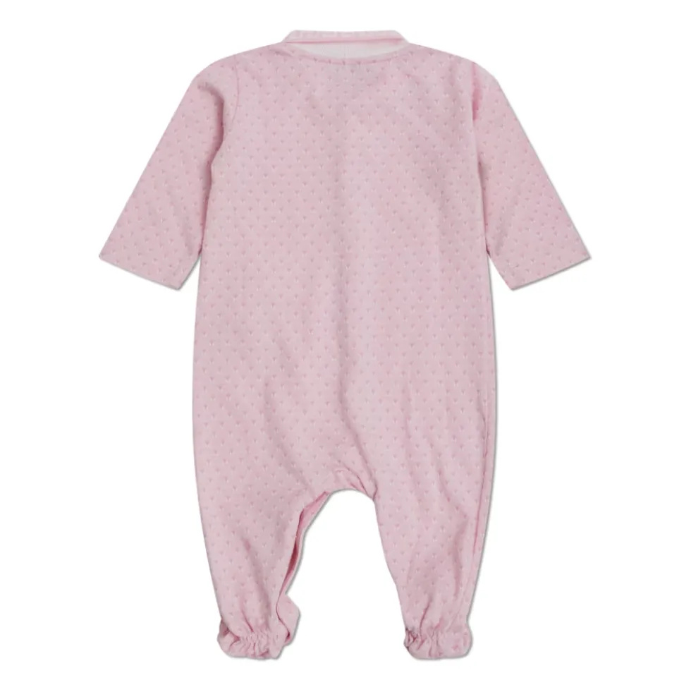Jacquard Bomulds-Piqué Sleepsuit