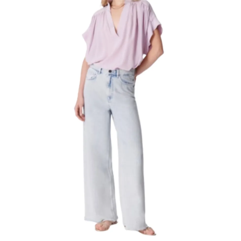Jean Eden Taille Haute, Coupe Wide Leg