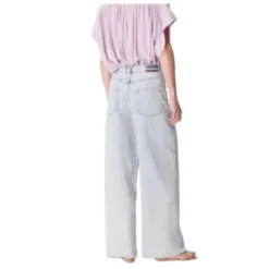 Jean Eden Taille Haute, Coupe Wide Leg