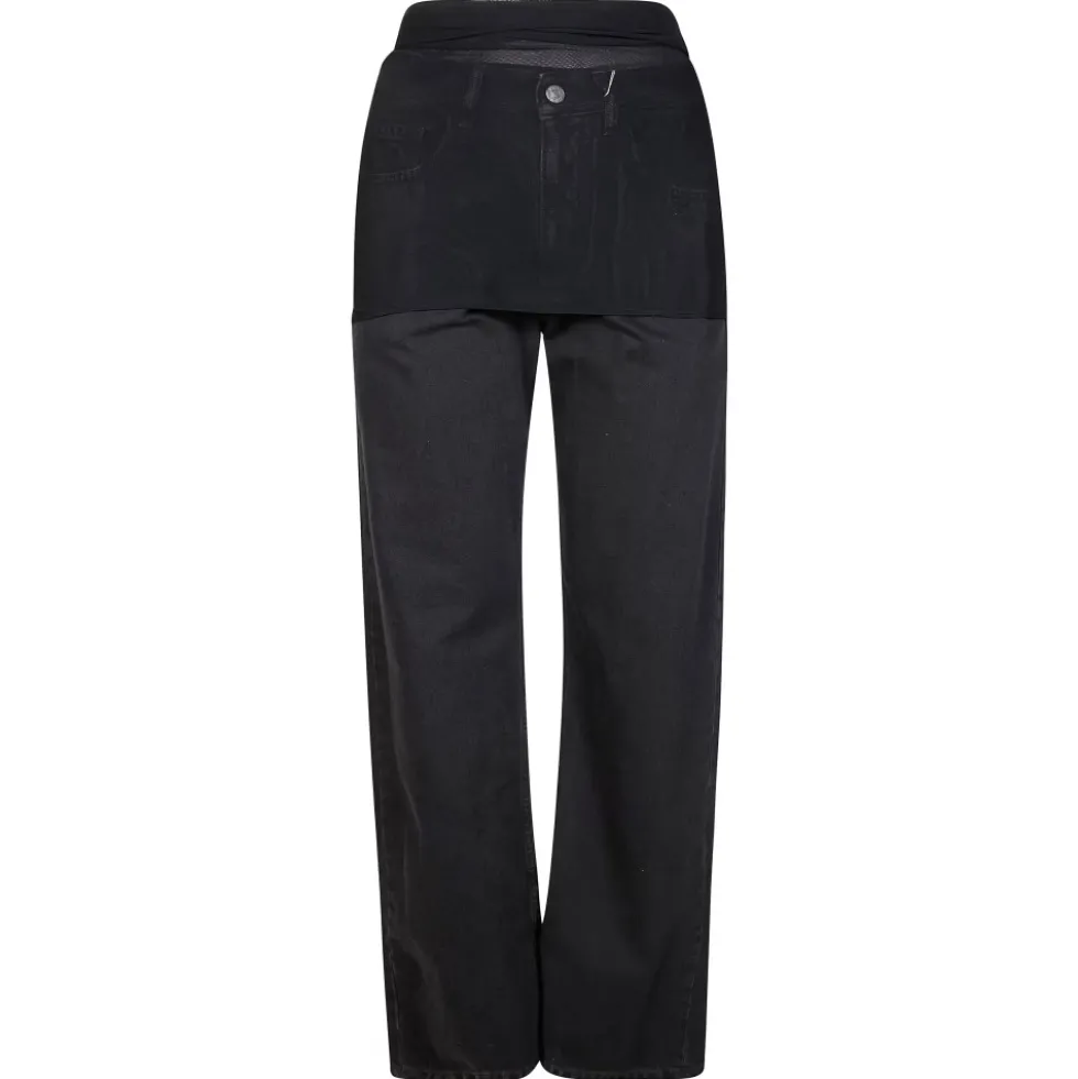 Jeans Largo a Parentesi