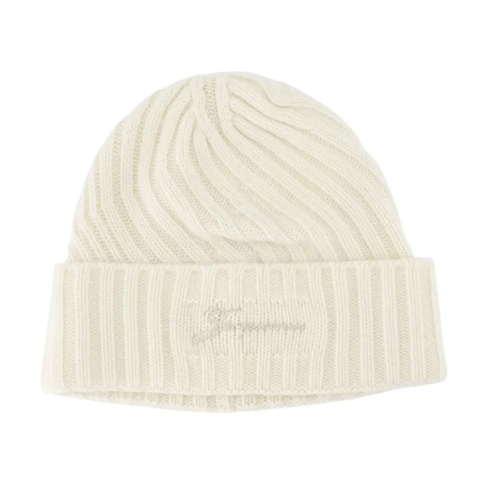 Kashmir Hvid Beanie Hat