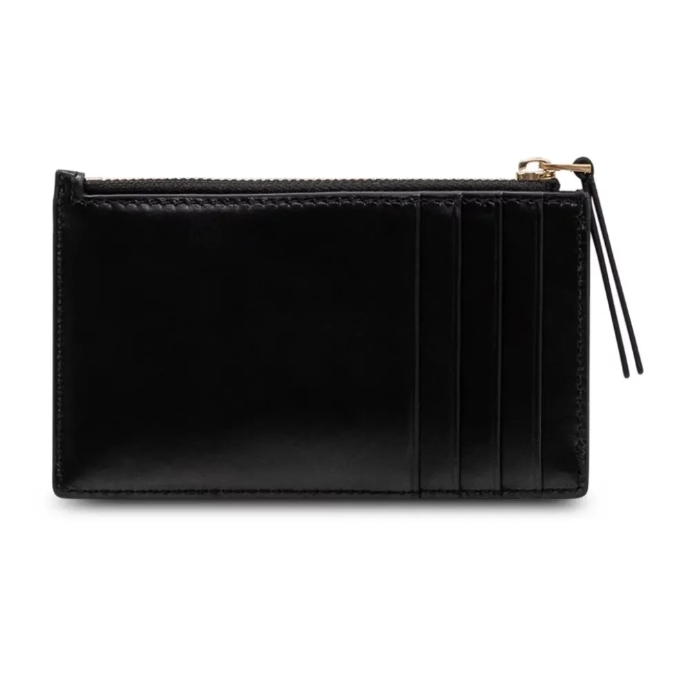 Kira Diamond Quilt Zip Card Case