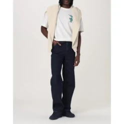 Klassiske Blå Straight Leg Jeans