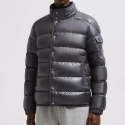 Kort Dunjakke med Uldkant