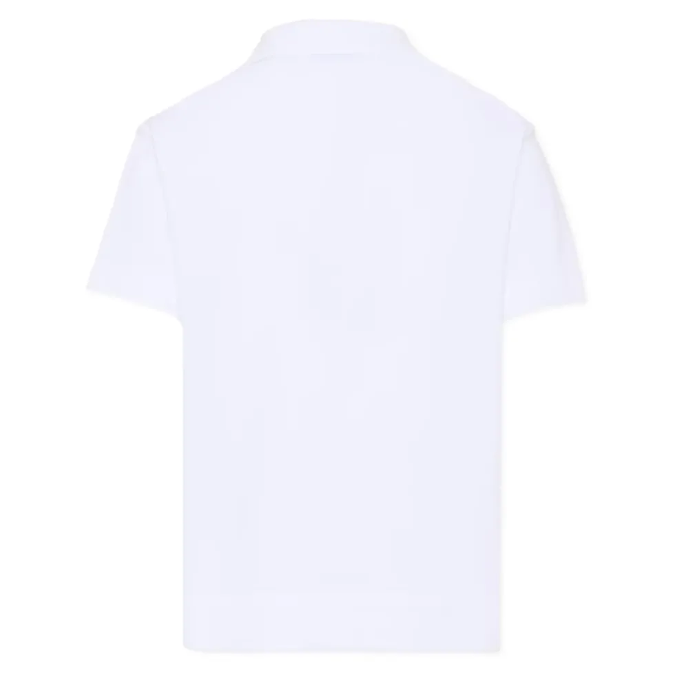 Kortærmet bomulds polo shirt