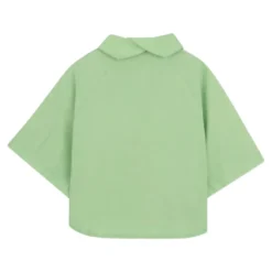 Kortærmet poplin skjorte