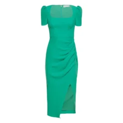Lang Elegant Kjole med Drapering