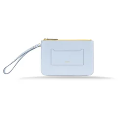 Læder Dame Clutch Taske med Lynlås