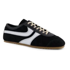 Læderkantede Suede Sneakers