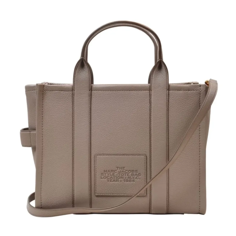 Læder Medium Tote Taske