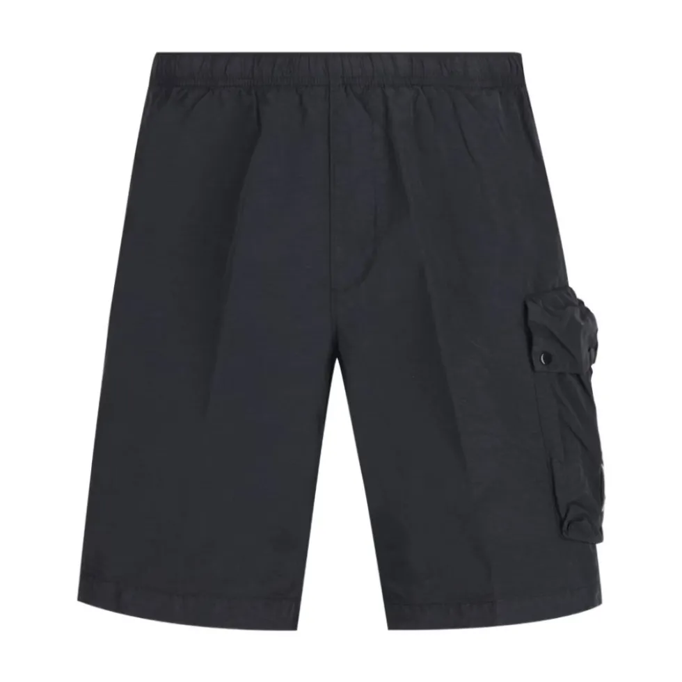 Lens-detail Cargo Shorts