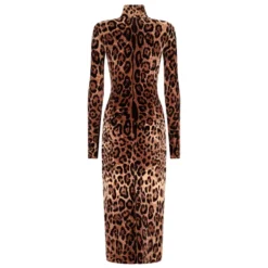 Leopard Maxi Kjole