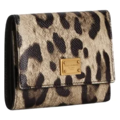 Leopard-print Dauphine Wallet
