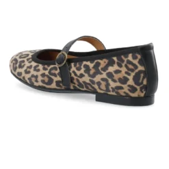 Leopard Print Mary Jane Ballerinaer