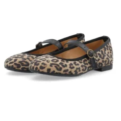 Leopard Print Mary Jane Ballerinaer