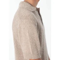 Let Strikket Poloshirt