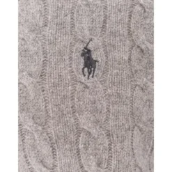 Logo Broderet Uld Kashmir Sweater