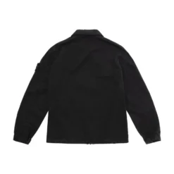 Logo Patch Zip-Up Skjorte