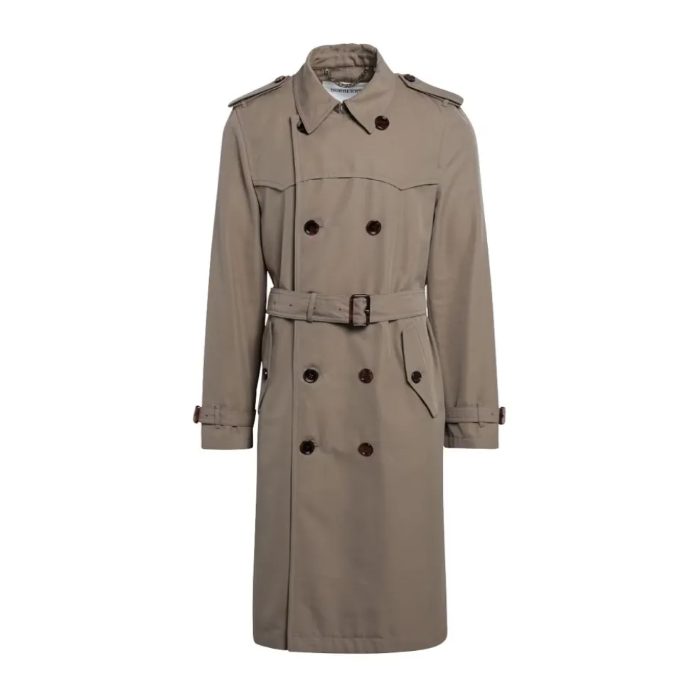 Long Silk Cotton Foxfield Trenchcoat