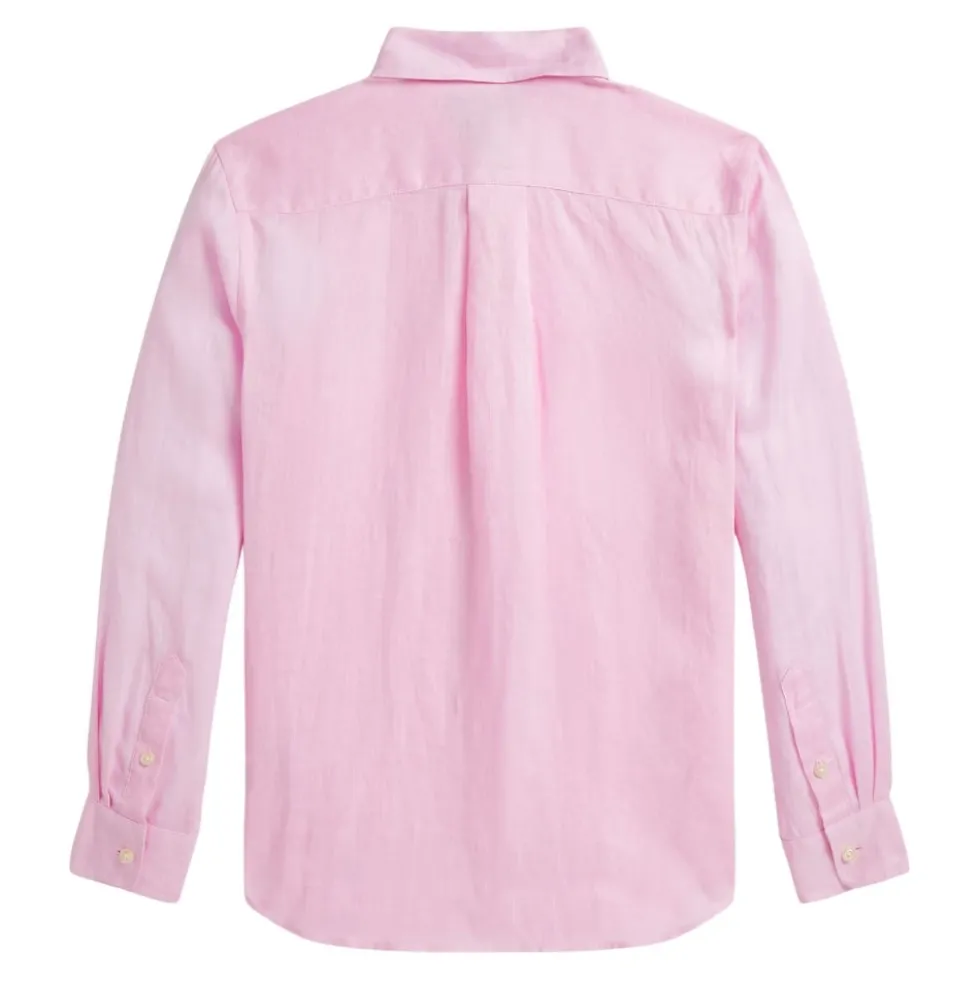 Long-Sleeve Linen Sport Shirt
