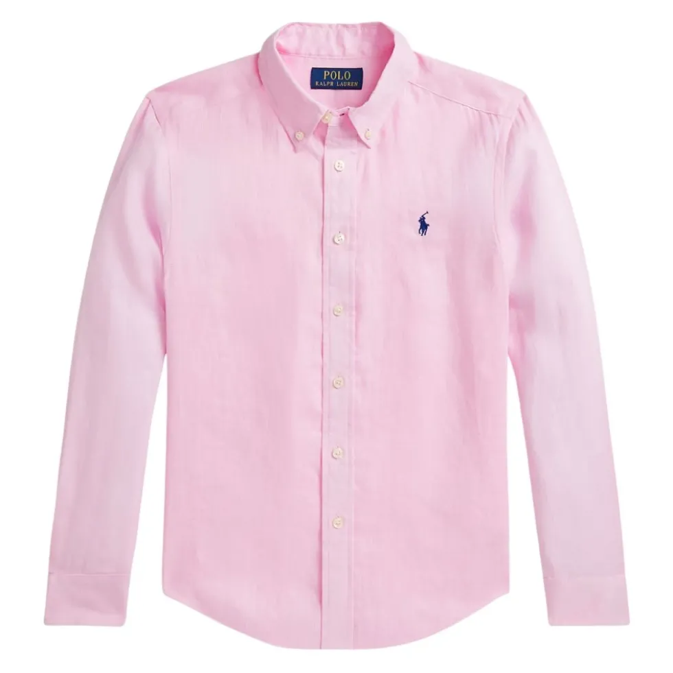 Long-Sleeve Linen Sport Shirt
