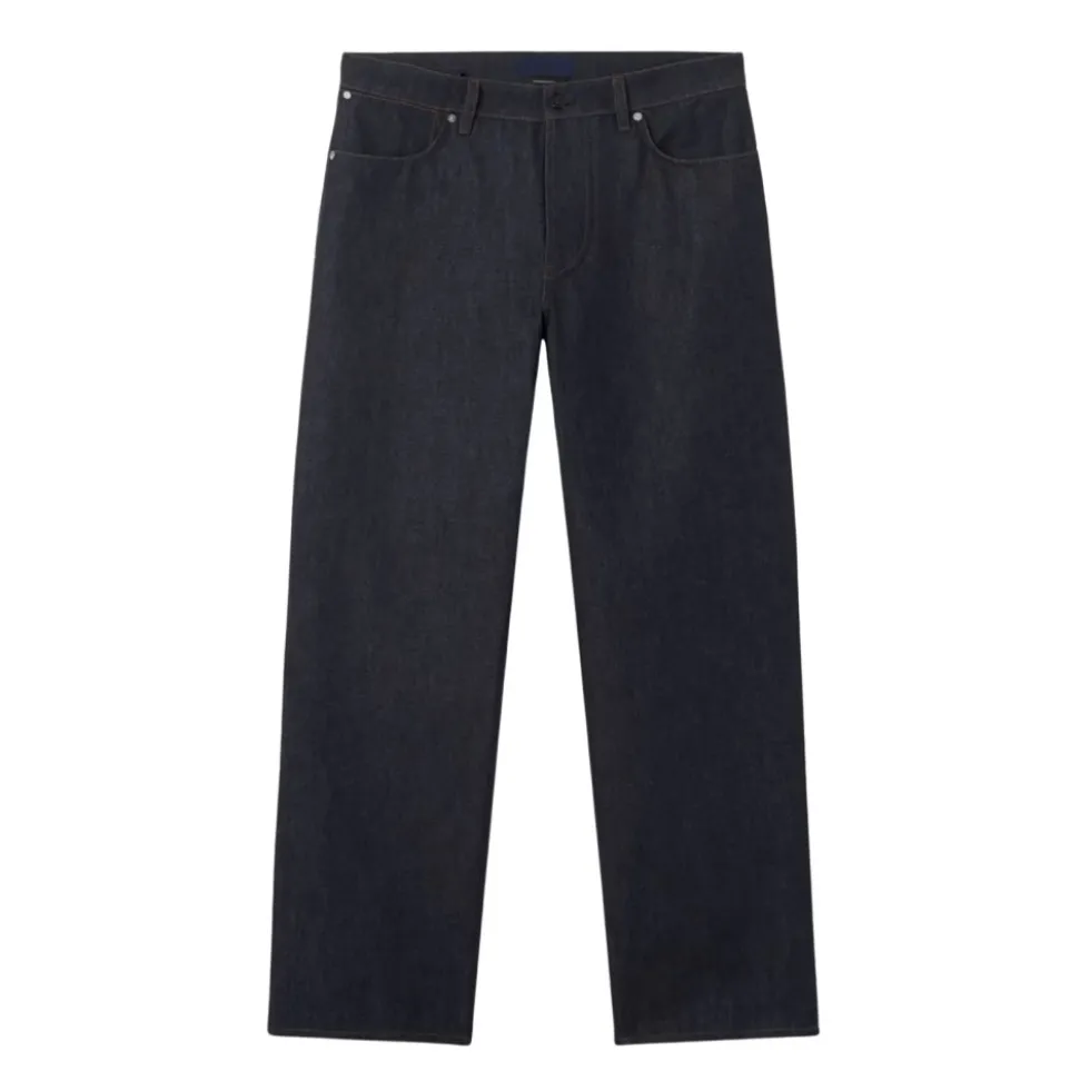 Loose-fit jeans med fem lommer