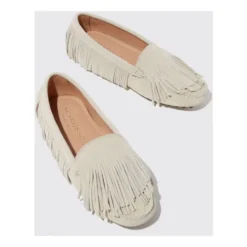 Maya Fringed Penny Driving Loafers