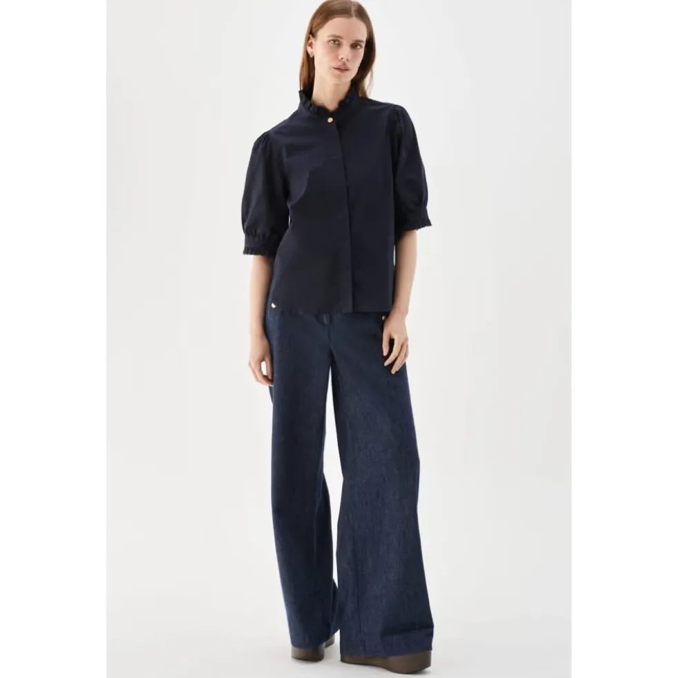Mica Kortærmet Bluse
