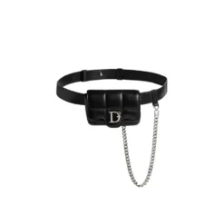 Mini Quilted Nappa Leather Belt Bag