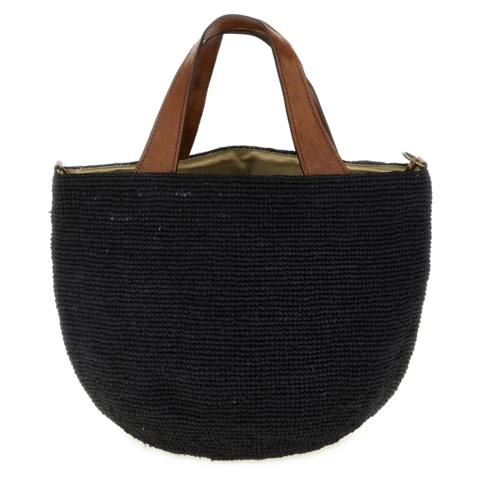 Mirozy Hæklet Raffia Håndtaske
