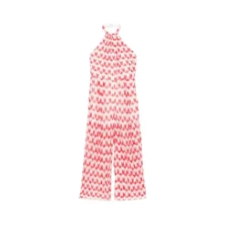 Mønstret Halterneck Jumpsuit
