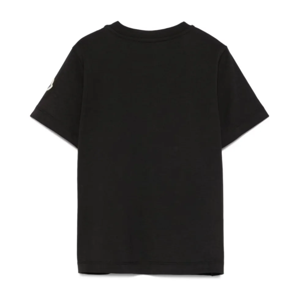 MONCLER KIDS T-shirts og Polos Sort