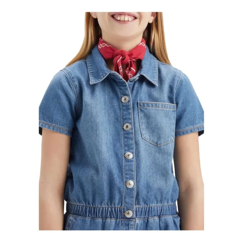 Mono Denim Jumpsuit