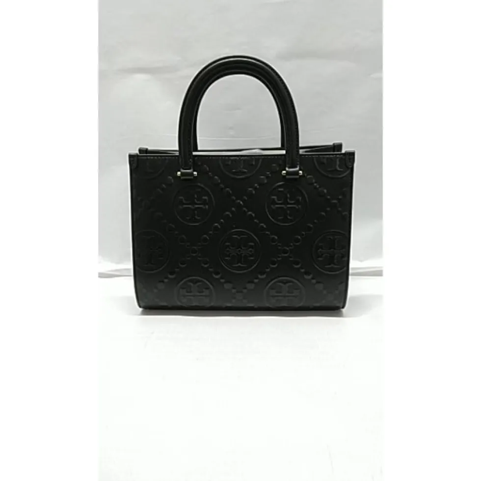 Monogrampræget firkantet tote taske