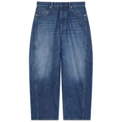 Mørkeblå Twisted Seam Bukser