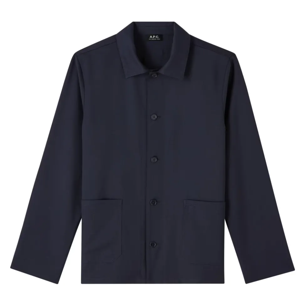 Navy Blue Kerlouan Uldjakke