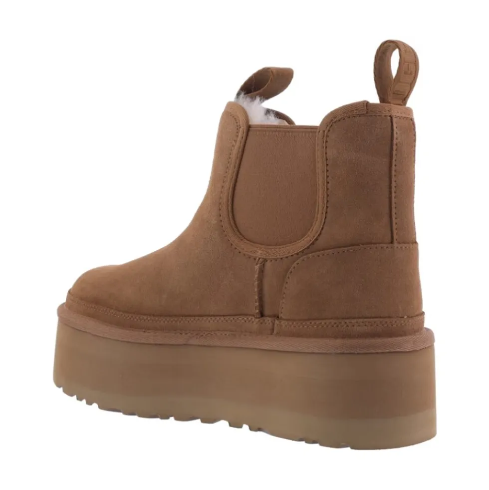 Neumel Platform Chelsea Støvler Chestnut