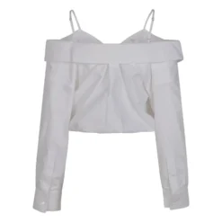Off-Shoulder Top Med Stroppy Detaljer